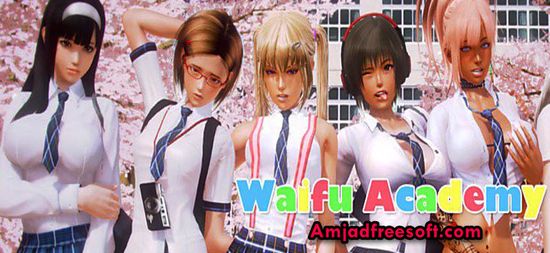 download game waifu academy apk mod